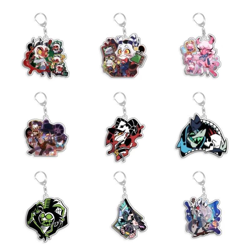 Hazbin Hotel Blitzo Fizzarolli Angel Dust Homemade Acrylic Hoạt hình Móc khóa  mica Game Anime Colle