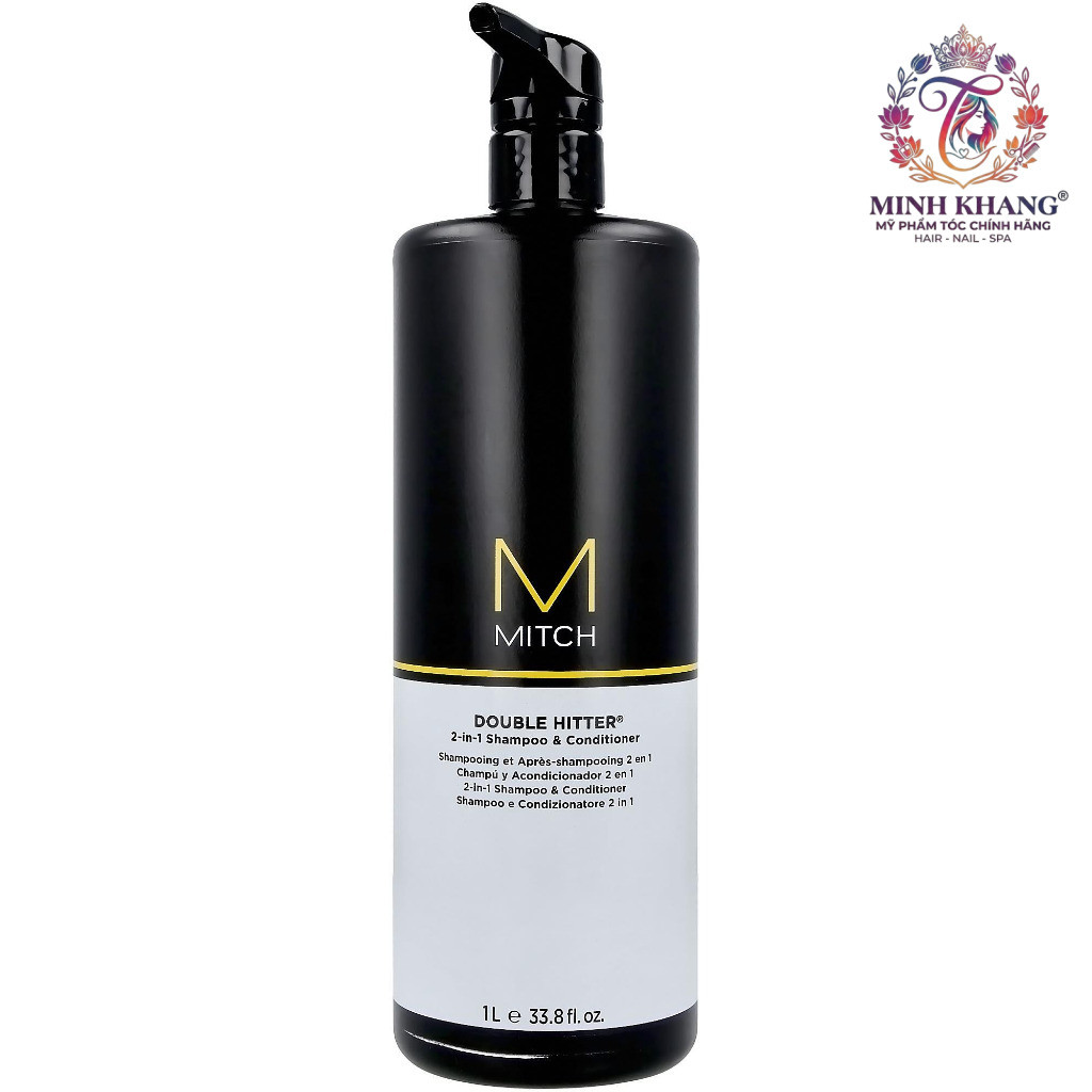 Dầu gội và xả 2 trong 1 Double Hitter Paul Mitchell Mitch 1000ml [ MK ]