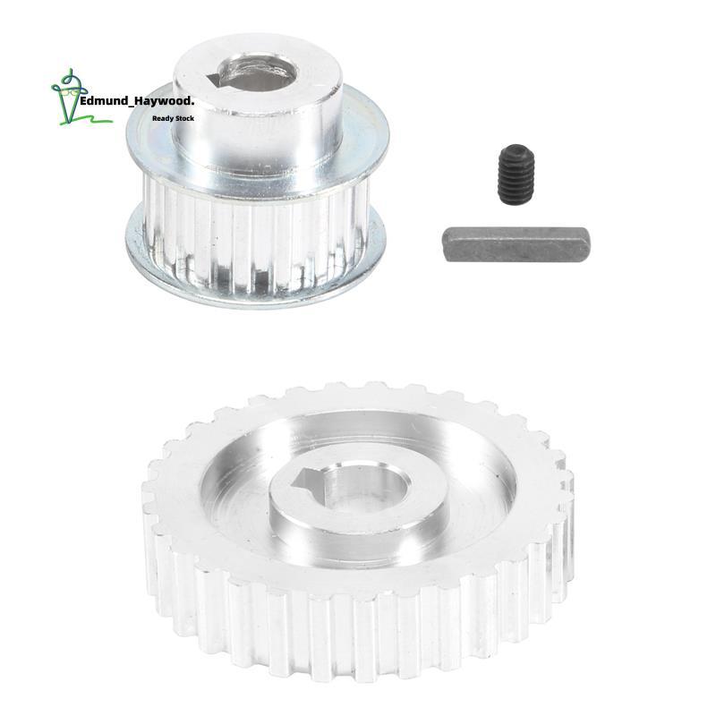 2 Chiếc Kim Loại Đồng Bộ Ròng Rọc Bánh Răng Động Cơ Đai Bánh Răng Bánh Răng S Cj0618 Mini Máy Tiện G