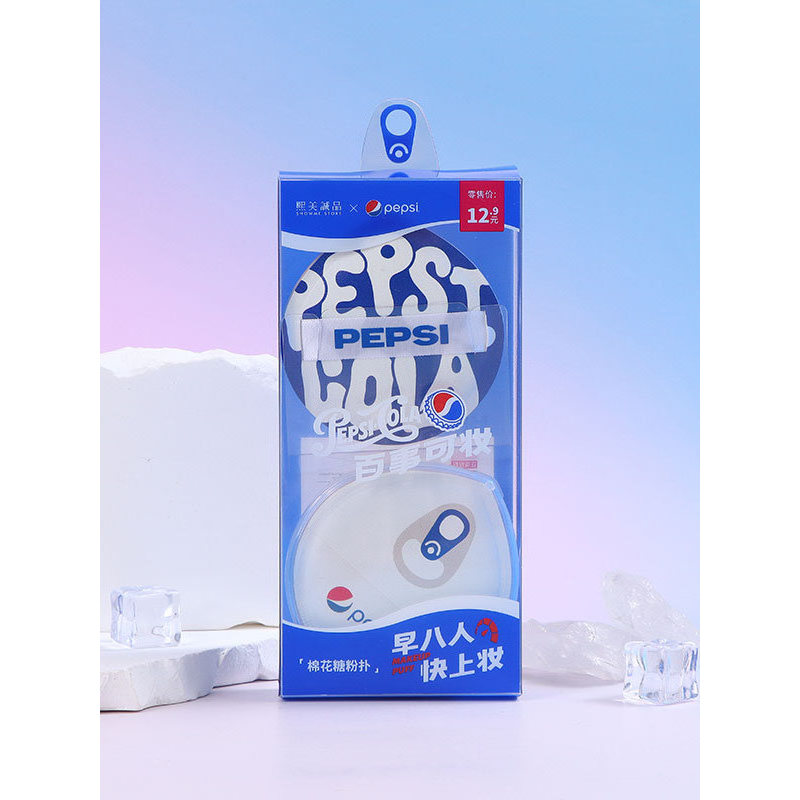 XIMIVOGUE Ximei Eslite x PEPSI PEPSI Đồng Thương Hiệu Chính Hãng Marshmallow Puff