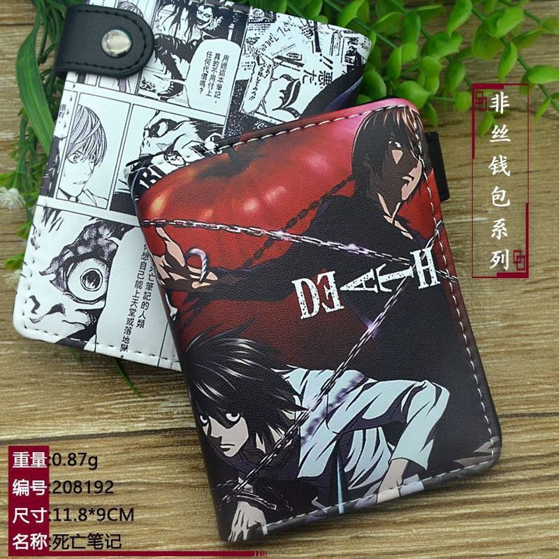 Death Note * Phim hoạt hình Hàng hóa Ví đựng thẻ Ví đựng tiền xu-Death King Death Note L