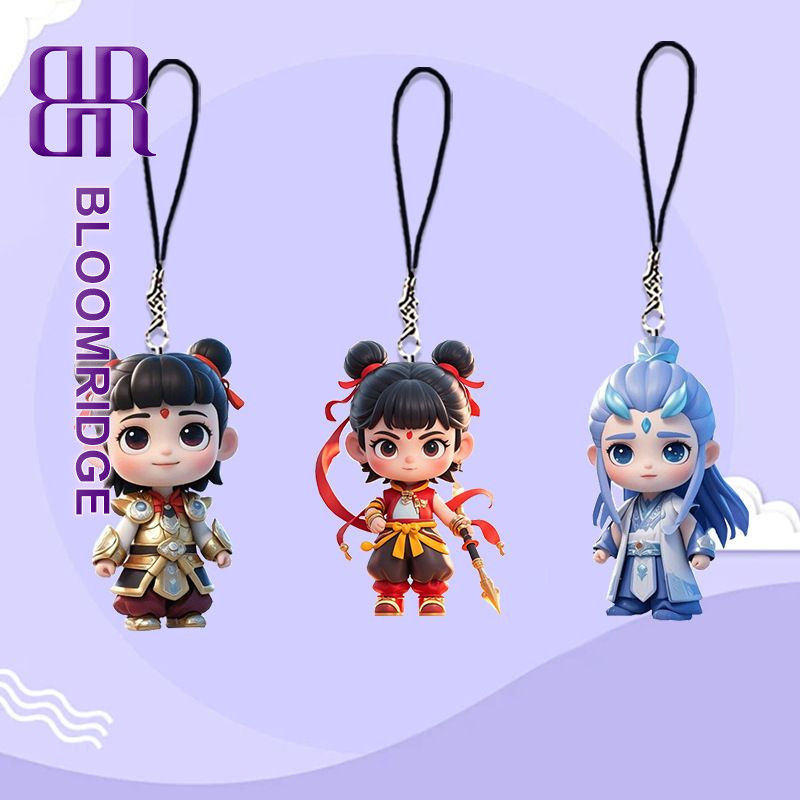 Móc chìa khóa phẳng Acrylic Nezha 2