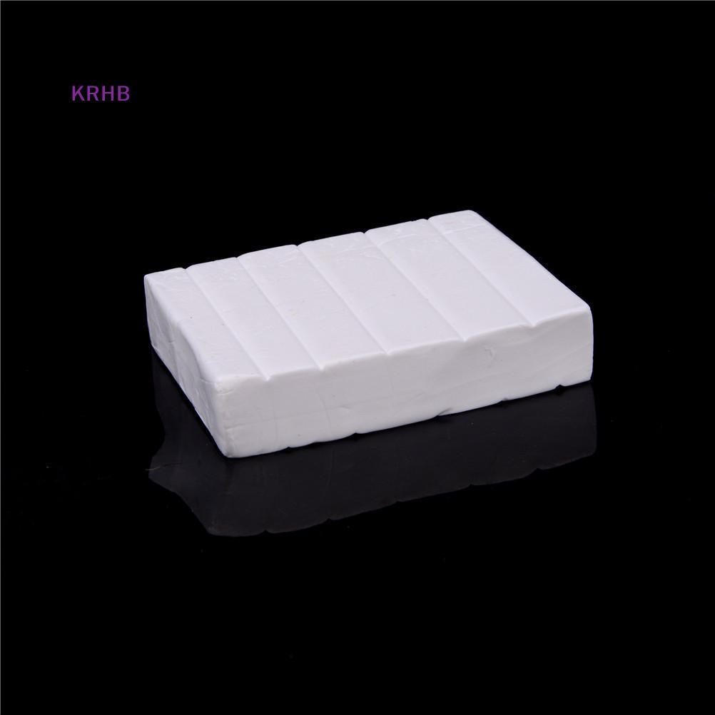 KRHB Lò nướng-bake Clay Fimo Polymer Clay Figuline 250g / paet Màu trắng Soft Cay Modeling MỚI