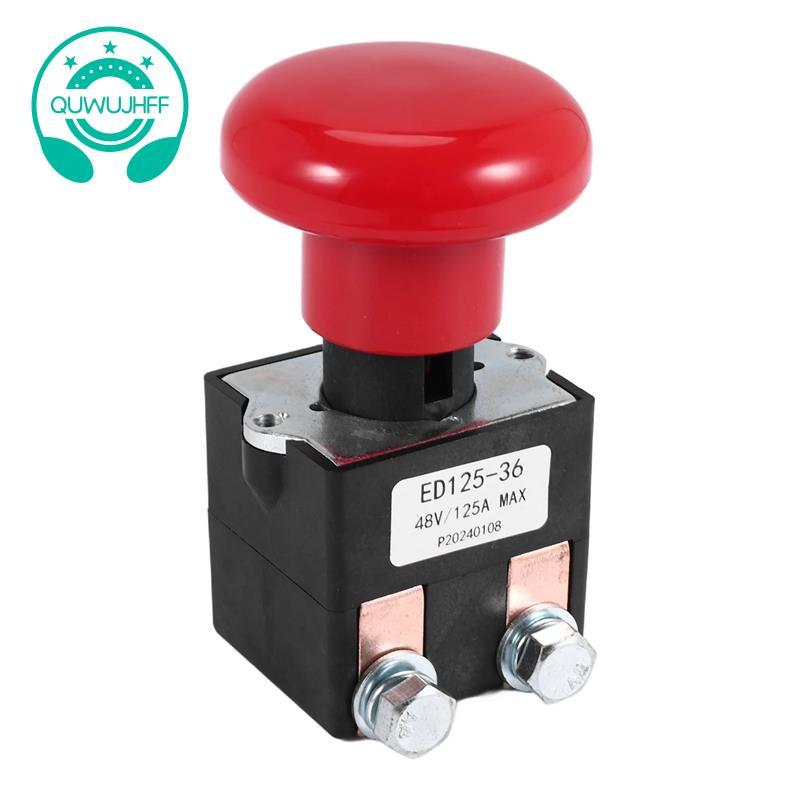 Công tắc dừng ngắt kết nối khẩn cấp ED125-36 48V 125A cho EZ30 E30 D40 EZ40 111551000800 Xe nâng điệ