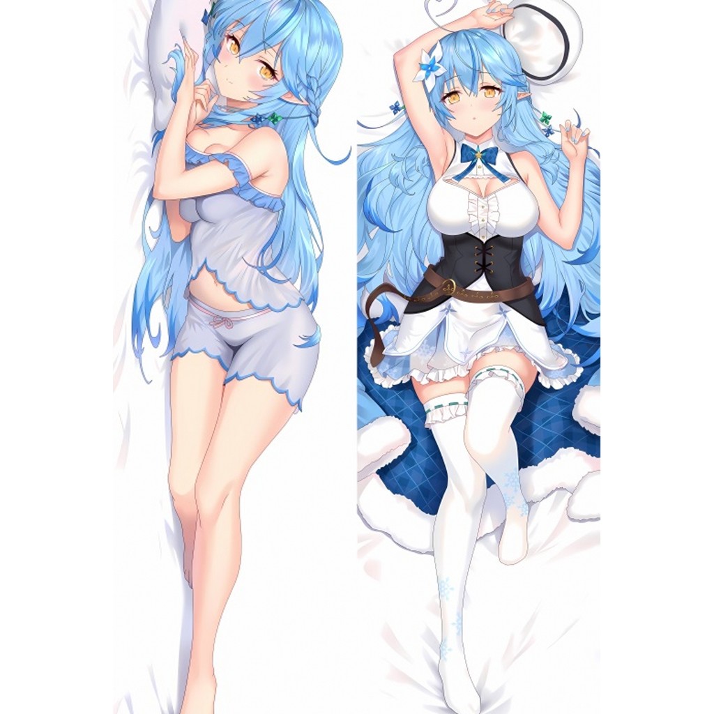 VTuber Hololive Yukihana Lamy Cosplay Dakimakura Gối Ôm Cơ Thể Chống Đỡ