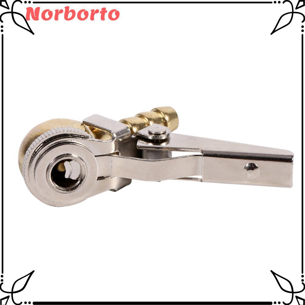 NORBORTO Lock-On Lốp Air Chuck, Thân đồng thau Đóng Lưu Lượng Bóng Chân Air Chuck, Kết Nối Nhanh Khó