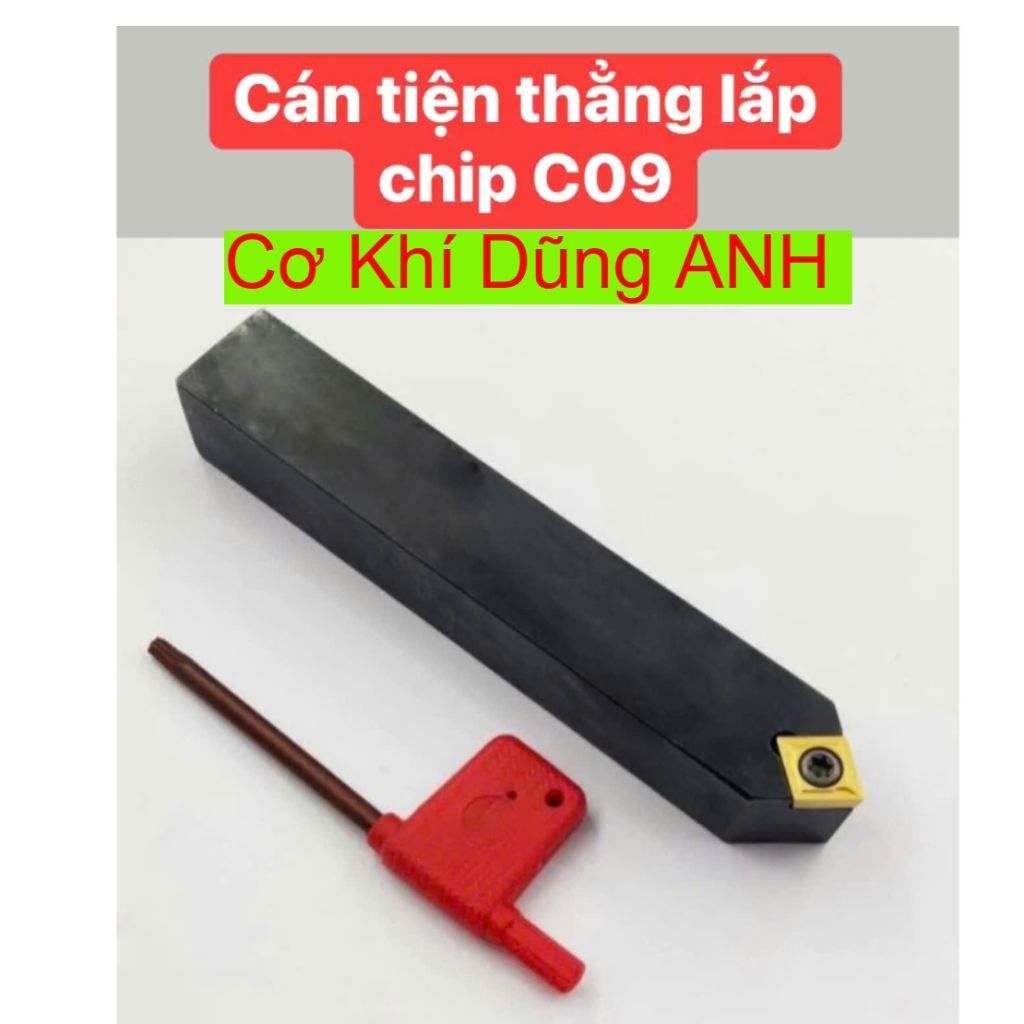 Cán dao tiện thẳng lắp chip C09