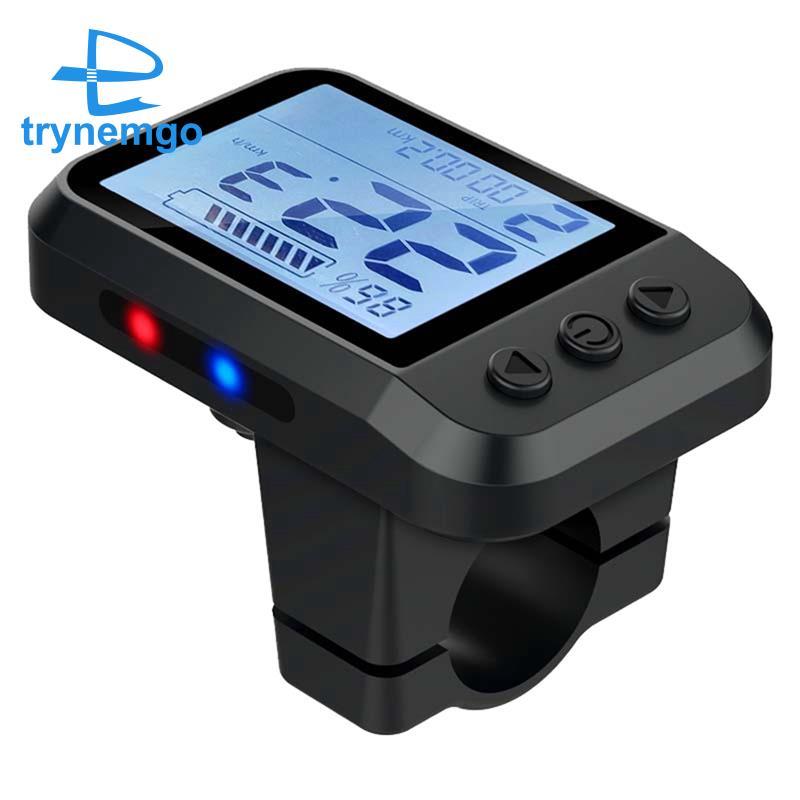 Máy đo màn hình LCD 48V E-02N Màn hình LCD xe đạp điện Màn hình LCD có phích cắm SM Xe tay ga điện Đ