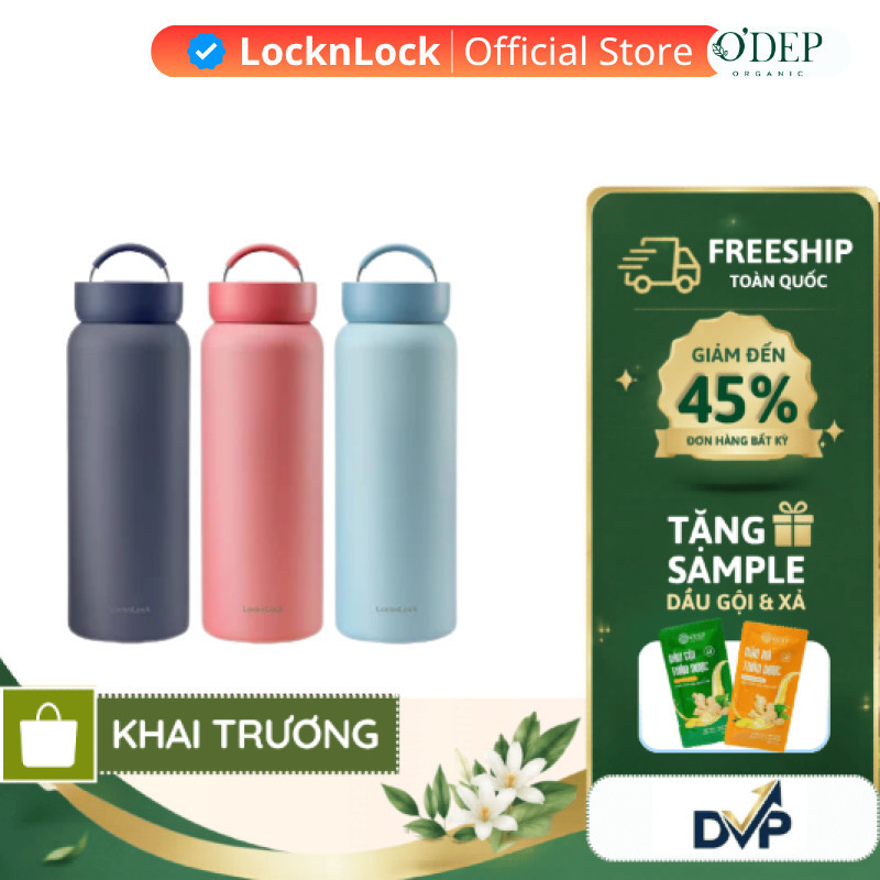 Bình giữ nhiệt LocknLock Jumbo Tumbler  Chính hãng, dung tích 900ML LHC4300   - SHOP DVP