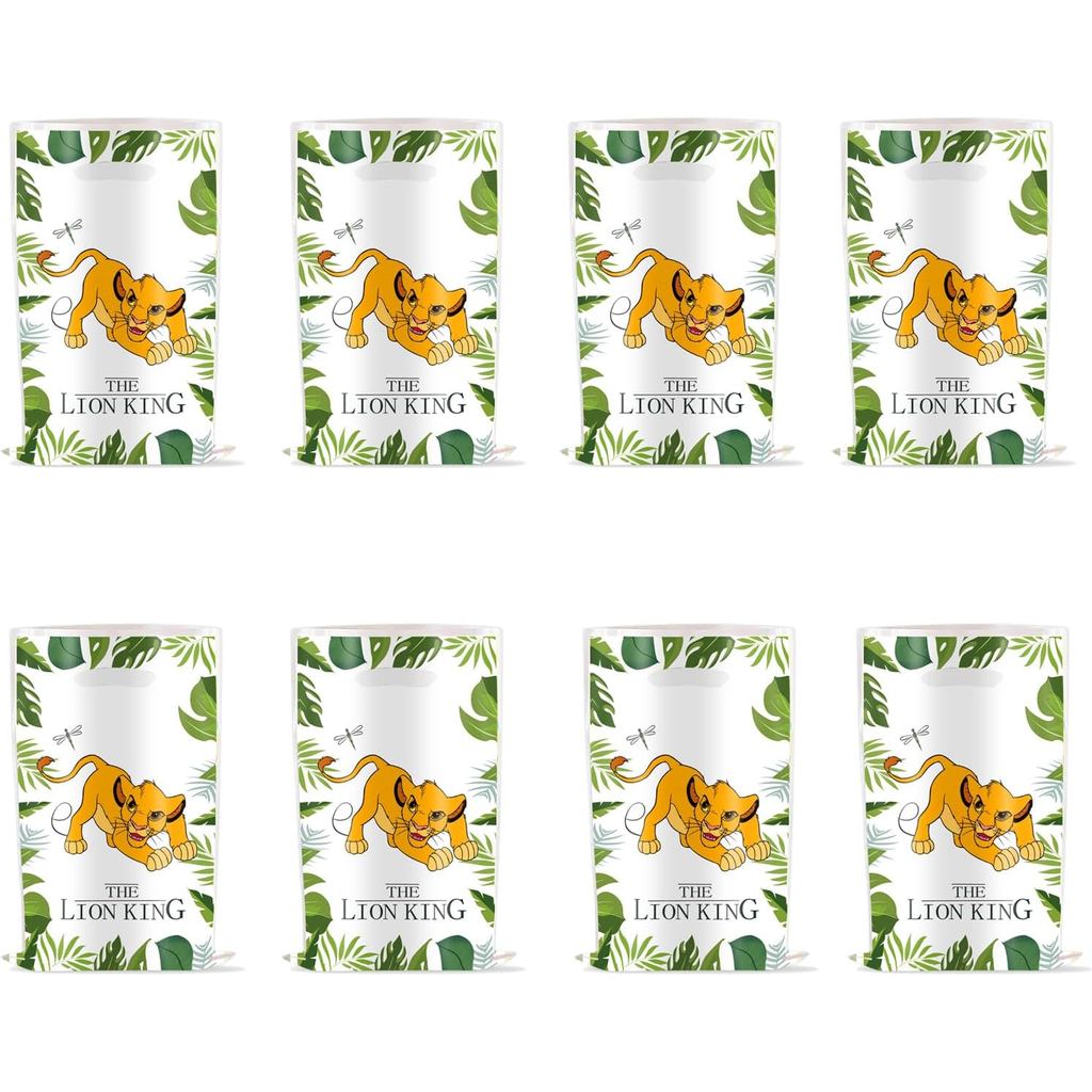 30 Chiếc Túi Tiệc Lion Jungle Safari Wild One Gift Bag, Jungle Safari Party Favors, Nhựa Goodies Kẹo