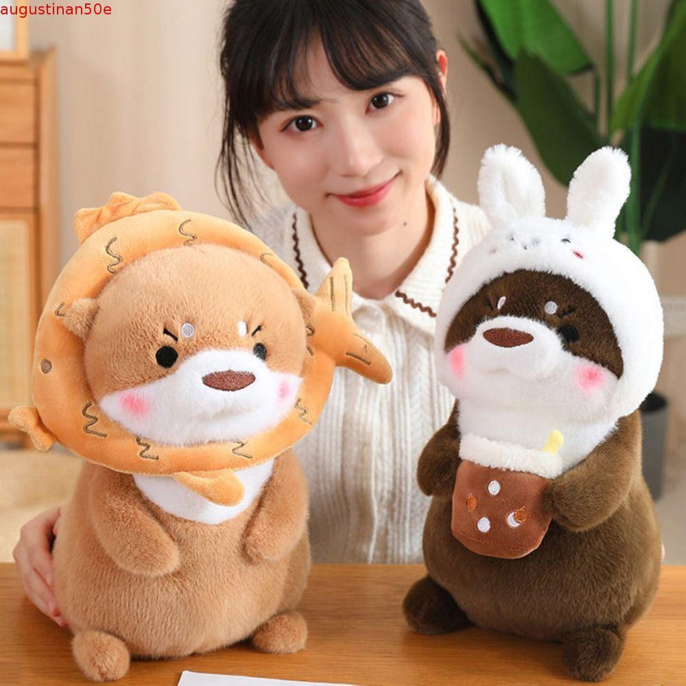 Búp bê Otter Fruit Otter, Chất liệu mềm Thiết kế đáng yêu Đồ chơi sang trọng Otter, Fuffy Plush 30 /