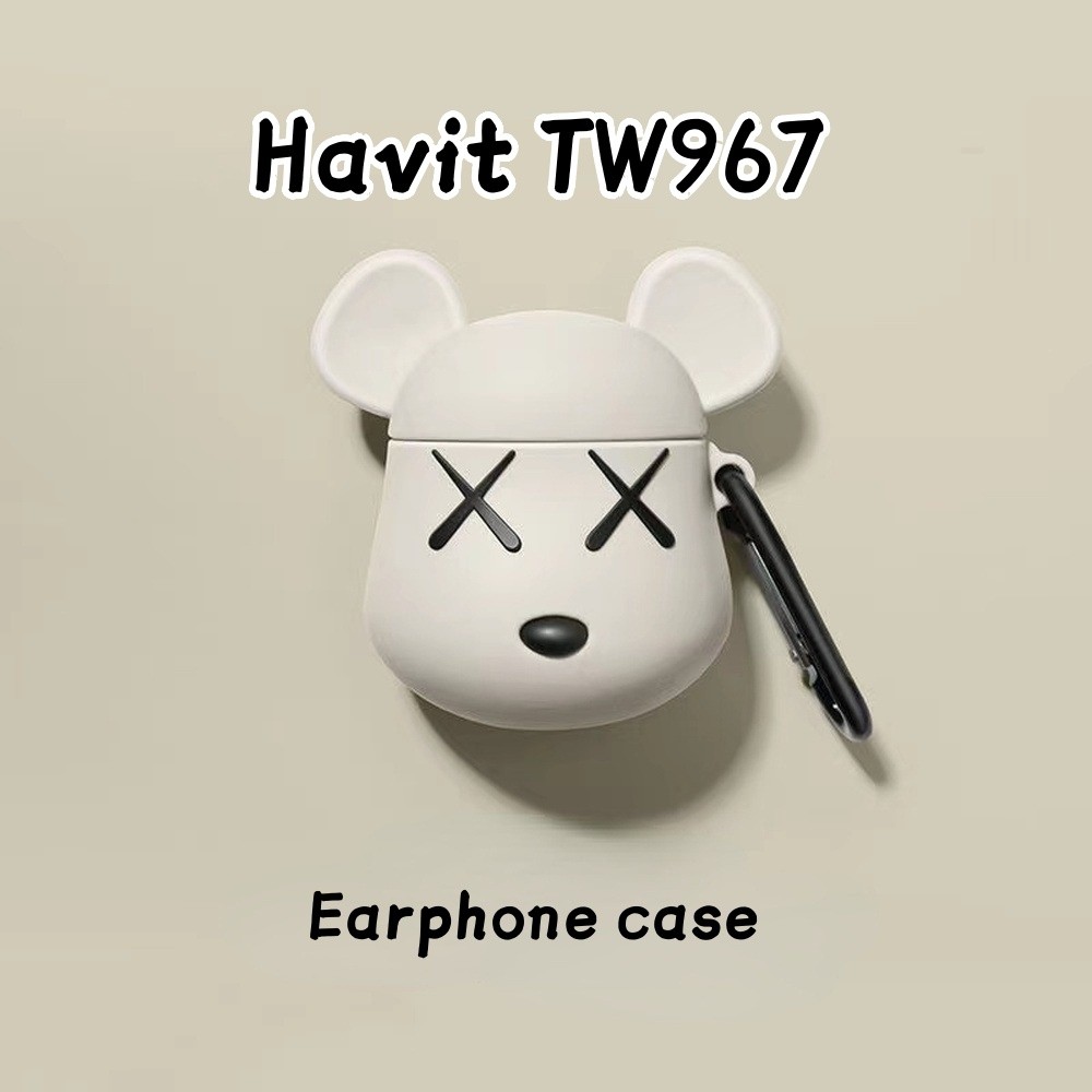 [imamura] Dành Cho Havit TW967 Vỏ Silicon Mềm Bộ Sưu Tập Phim Hoạt Hình Vỏ Tai Nghe Sáng Tạo NO.3