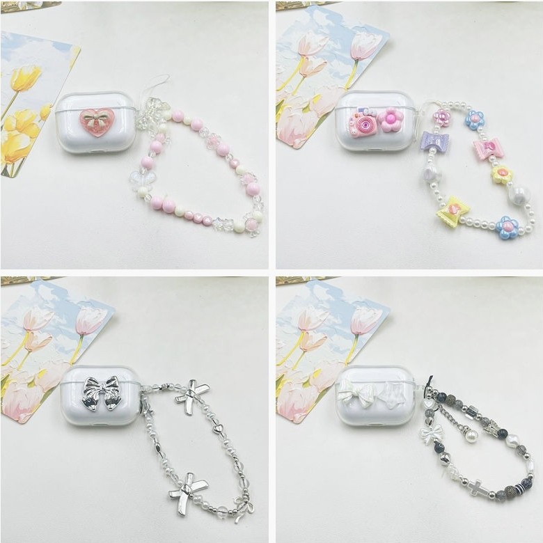 Ins Hoa Mặt Dây Chuyền Dành Cho Lenovo EA230 EA110 EA220 xt52 EA250 EA420 Ốp Lưng Silicon Tai Nghe C