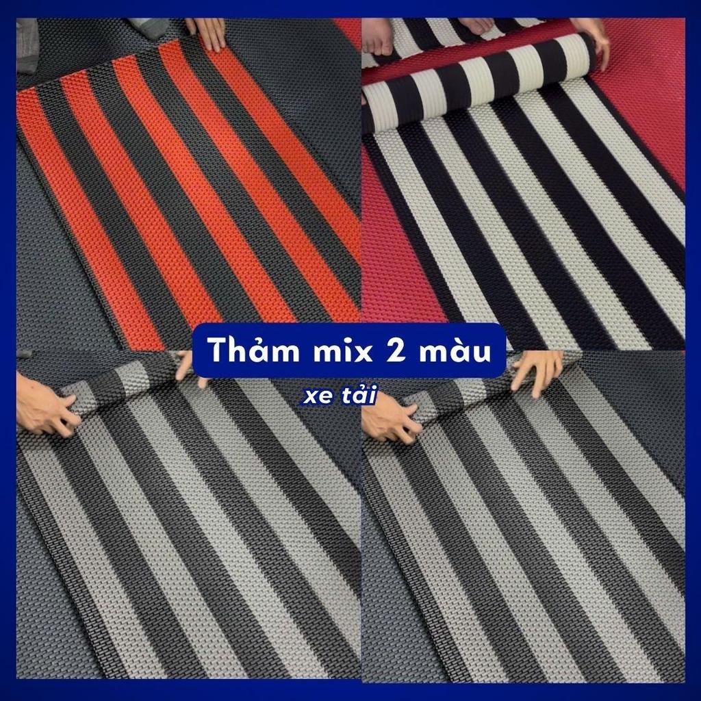 [1.5m x 60cm] Thảm lót sàn cao su màu mix kích thước 1.5m x 60cm và 2m x 60cm cho các dòng xe tải Ph