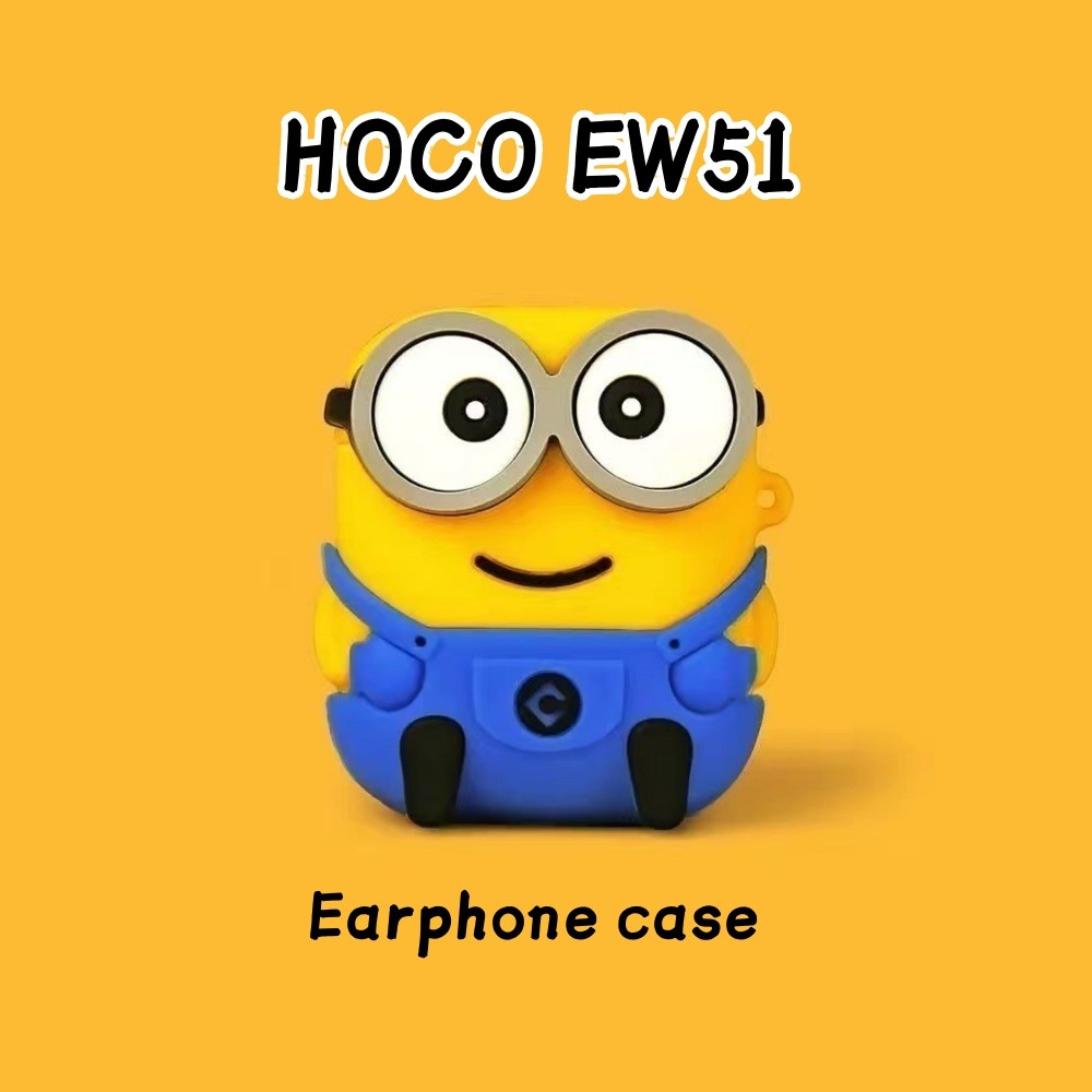 Dành Cho Vỏ HOCO EW51 Vỏ Silicon Mềm Bộ Sưu Tập Tai Nghe Chống Rơi Hoạt Hình NO.2