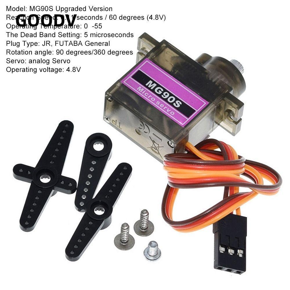 GOODV Metal Gear, Phiên bản nâng cấp 9G Trex 450 MG90S, Micro cho Rc Helicopter RC Robot 9G Servo