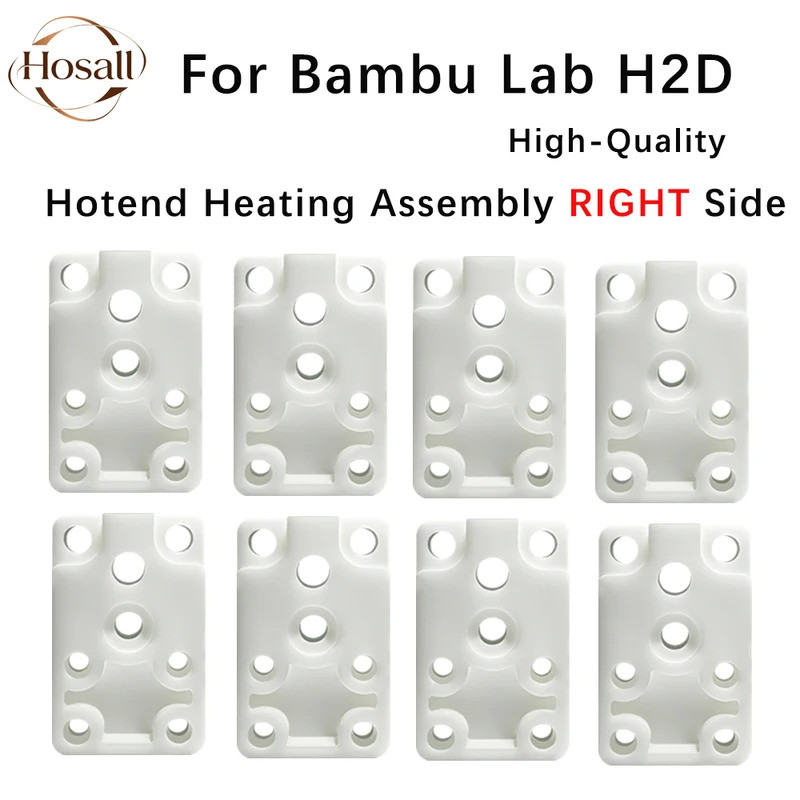 HB Cho Bambu Lab H2D Hotend Sưởi Khối Lắp Ráp Zirconia Bambulab H2D Hotend Bên Phải Gắn Bộ H2D Phụ K