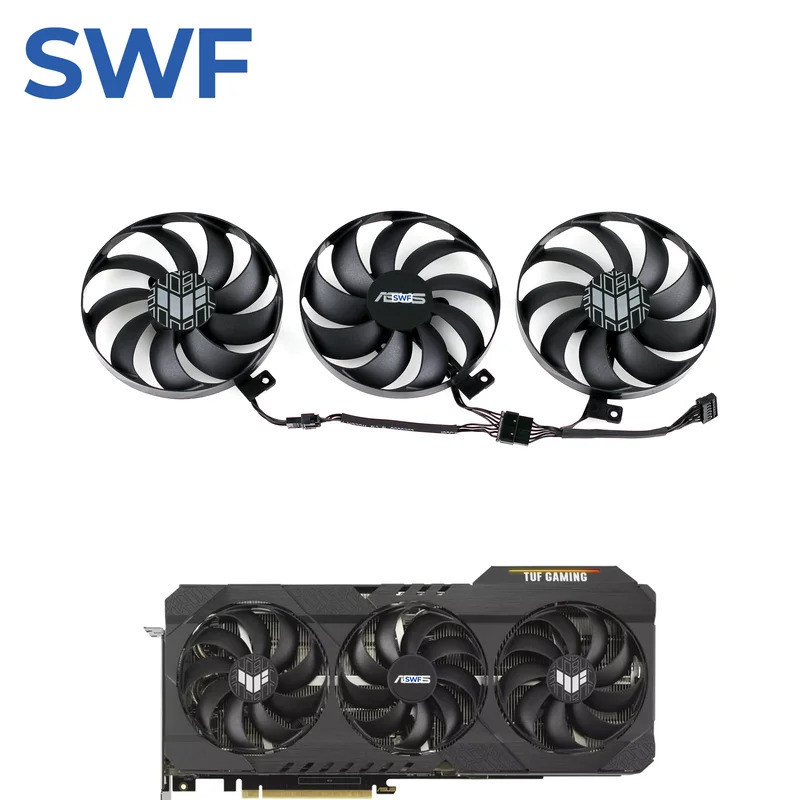 * Quạt làm mát CF9010U12D cho ASUS GeForce RTX 3060 3070 3080 3090 Ti TUF OC GAMING Card đồ họa Quạt