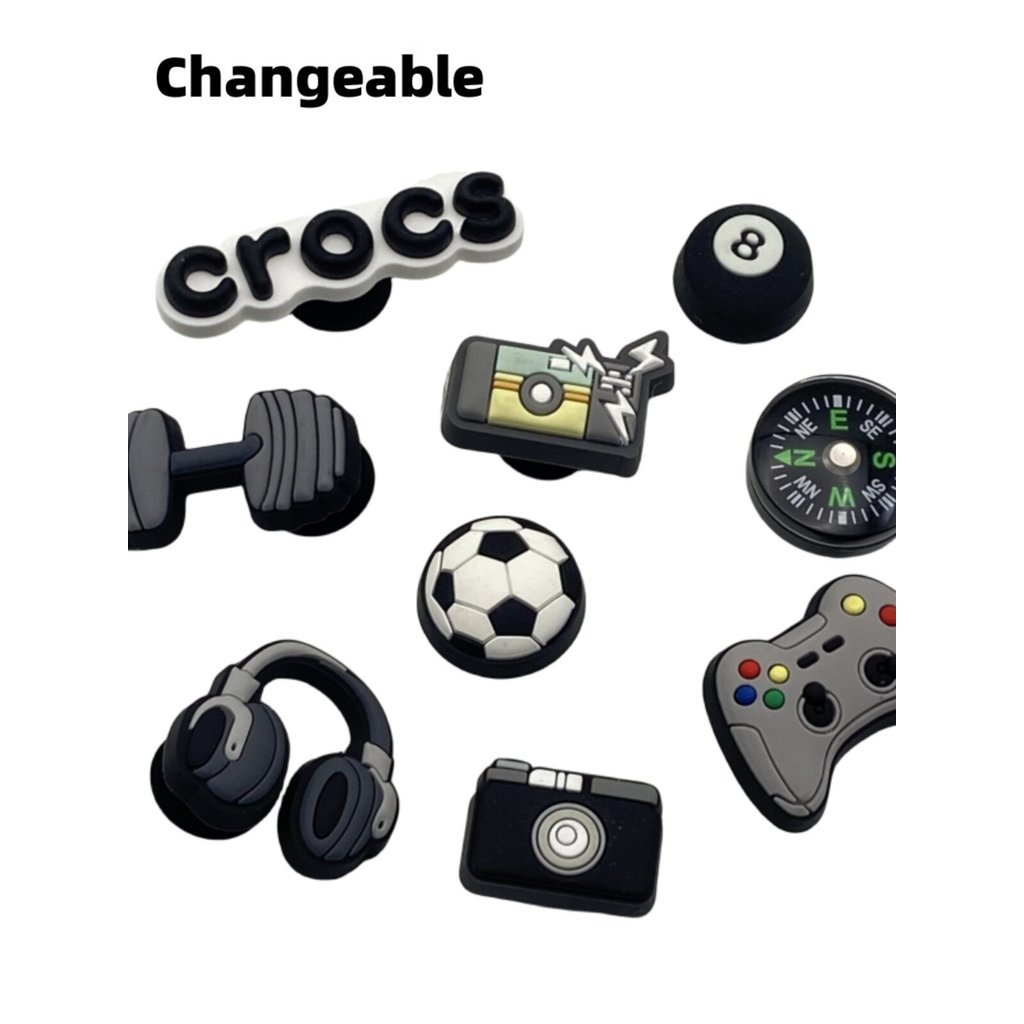 chảm chamr gắn dép cross charm crocs set Giày Zhibixingdong thời trang phong cách mới Crocs