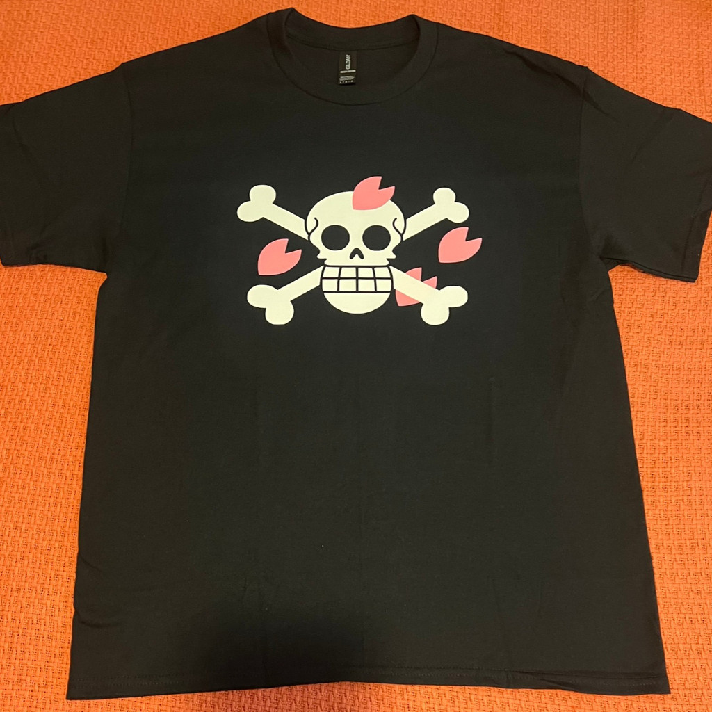 Cổ Điển Nam Anime Áo Thun One Piece Tony Tony Chopper Cờ Cướp Biển In Tay Ngắn