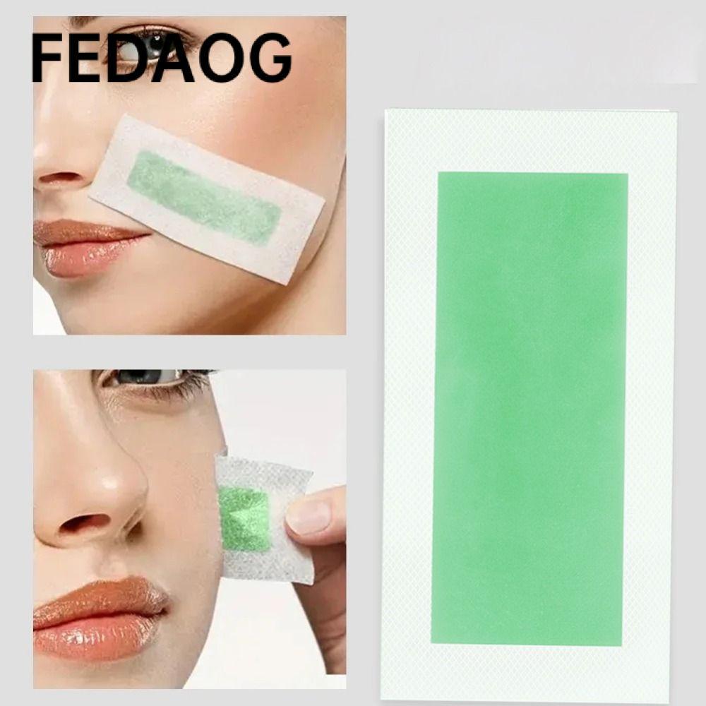 FEDAOG Facial Lip Wax Strips, dành cho cằm Upper Lip Jaw Lông mày Râu cho chân Body Face Hair Remova