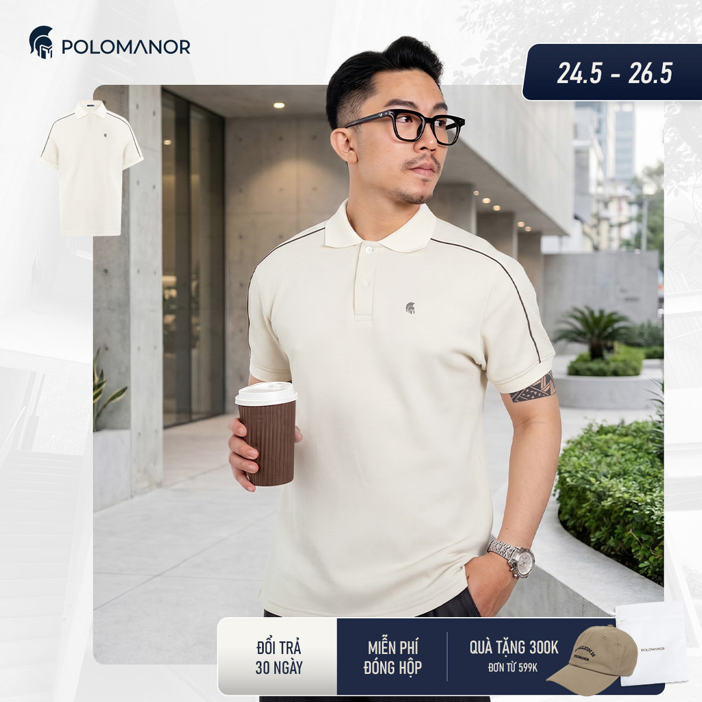 Áo polo nam cao cấp ANDY, BST TỪ NHÀ RA PHỐ, vải cá sấu cotton interlock, thanh lịch, sang trọng - P | BigBuy360 - bigbuy360.vn