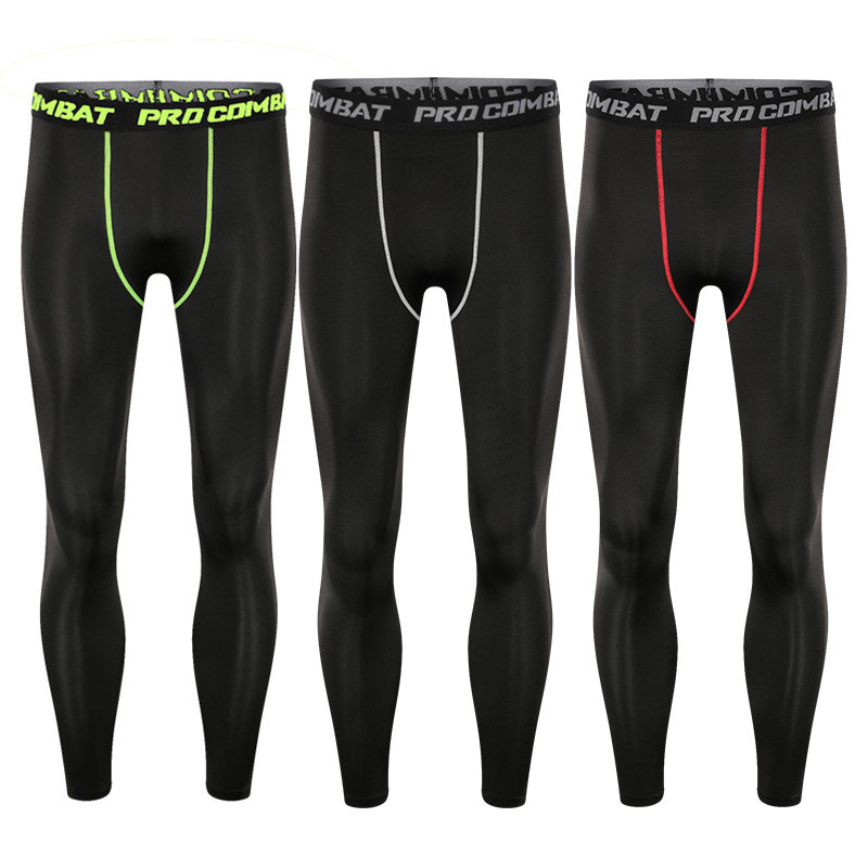 Nén Quần Legging Nam Đi Xe Đạp Thể Thao Nhanh Khô Quần Nam Thể Thao Quần Legging Thể Thao Quần Thể D