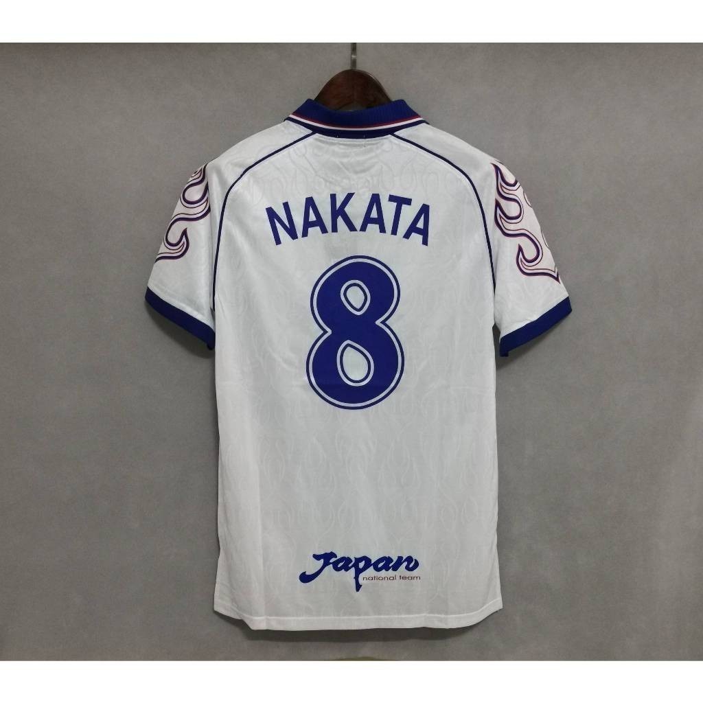 Nhật Bản 1998 Sân khách sân nhà Retro Áo bóng đá NAKATA 98-FG001