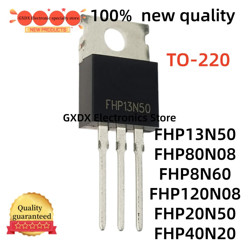 5 Chiếc FHP13N50 FHP80N08 FHP8N60 FHP20N50 FHP120N08 FHP40N20 TO-220 Hiệu Ứng Trường Transistor
