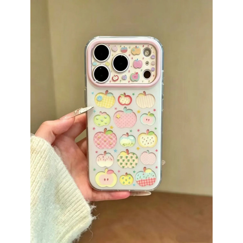 Ốp điện thoại Star Apple Graffiti IPhone 17 ProMax Mới 17Pro Soft Case 16 / 15 / 14