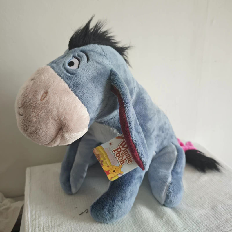 Dễ Thương Winnie the Pooh Friends Blue Il Donkey Eeyore Donkey Eeyore Búp Bê Sang Trọng Đồ Chơi Quà 