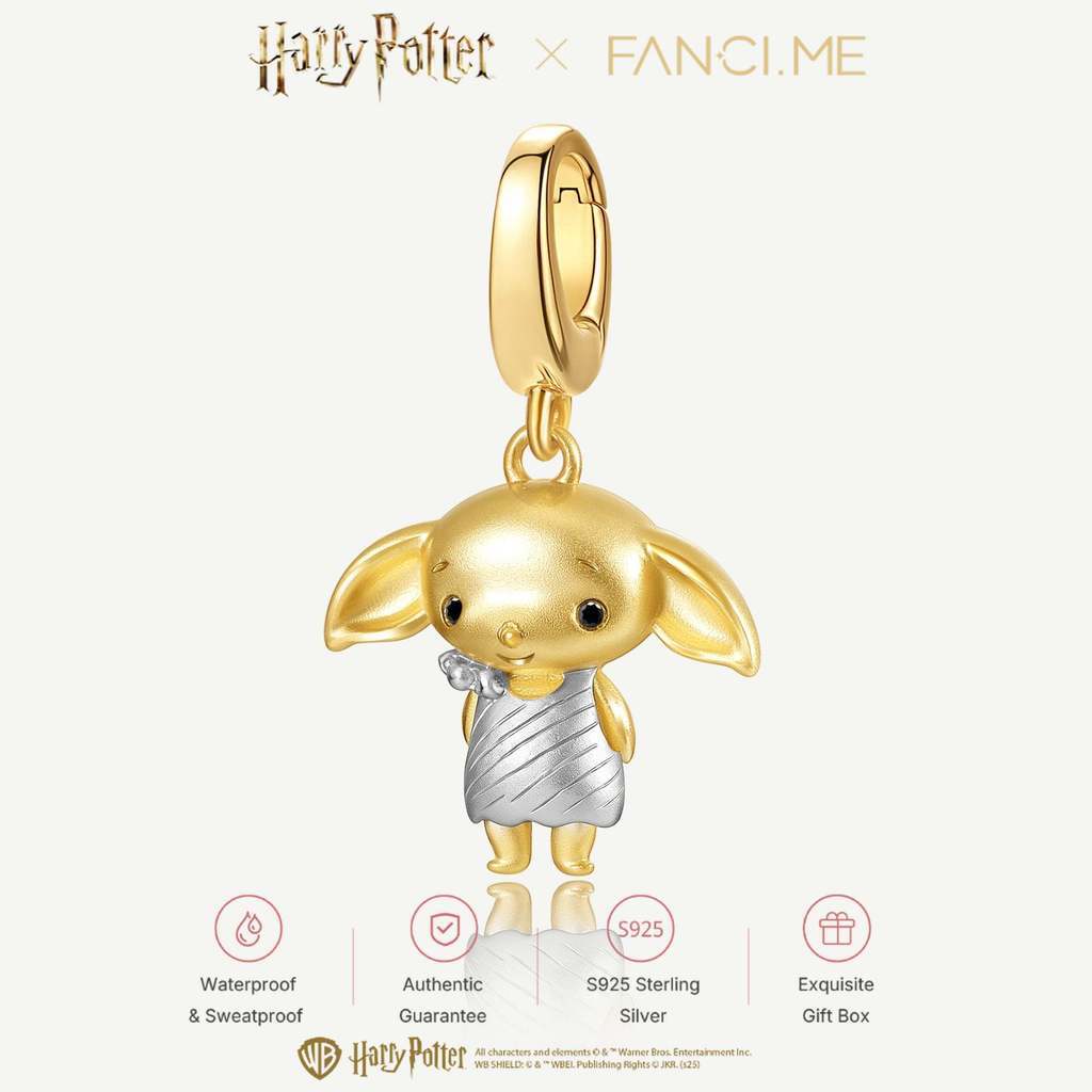 Harry Potter x FANCIME Dobby Bạc Charm