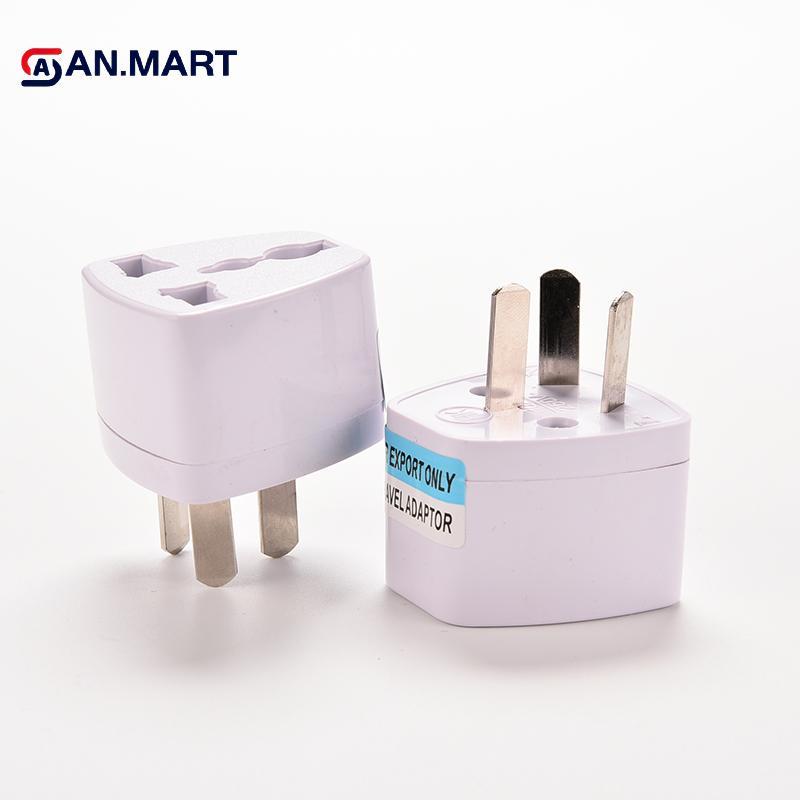 AN.MART US EU Universal to AU Australia Bộ chuyển đổi nguồn AC 3 chân Bộ chuyển đổi du lịch VN