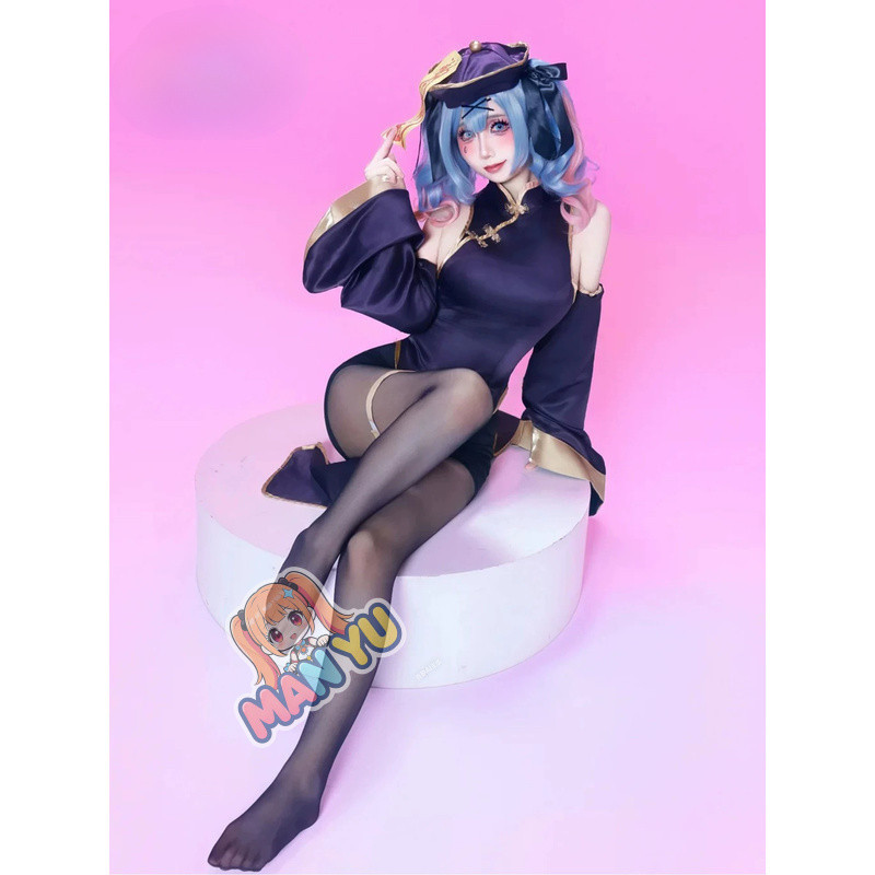 Trang phục cosplay Hatsune Miku Halloween Rabbit Hole Zombie nhỏ Sườn xám Anime cosplay Dùng đi dự t