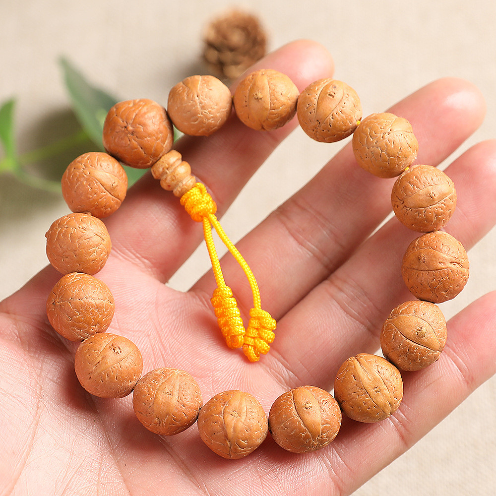Nepal Phượng Hoàng Mắt Bồ Đề Tự Nhiên Hạt Bồ Đề 108 Longan Vòng Tay Phong Cách Tây Tạng Chơi Phật Hạ