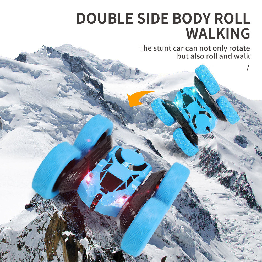 New Product~2.4Double-sided stunt car high speed360360-degree rotating and rolling wireless remote c