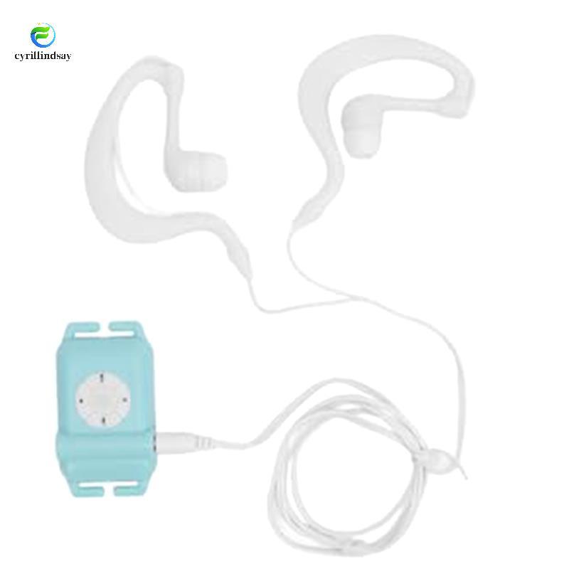 Máy nghe nhạc Mp3 4GB IPX8 Máy nghe nhạc MP3 chống nước Dung tích bơi lội / Chạy / Lướt sóng / Thể t