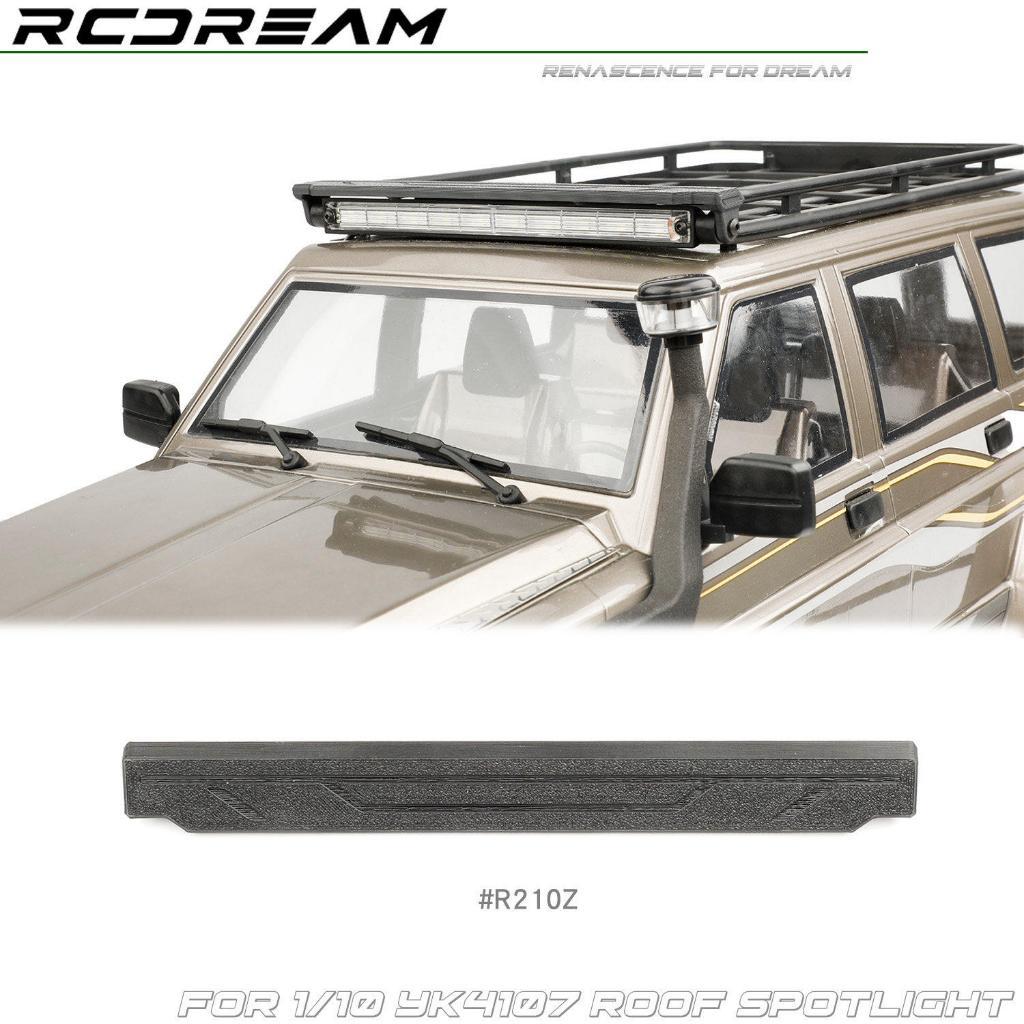 Rcdream Mô Phỏng Vỏ Bảo Vệ Đèn Chiếu Sáng Gắn Trên Mái Cho 1 / 10 YIKONG YK4107 Pro RC Mô Hình Xe Bá