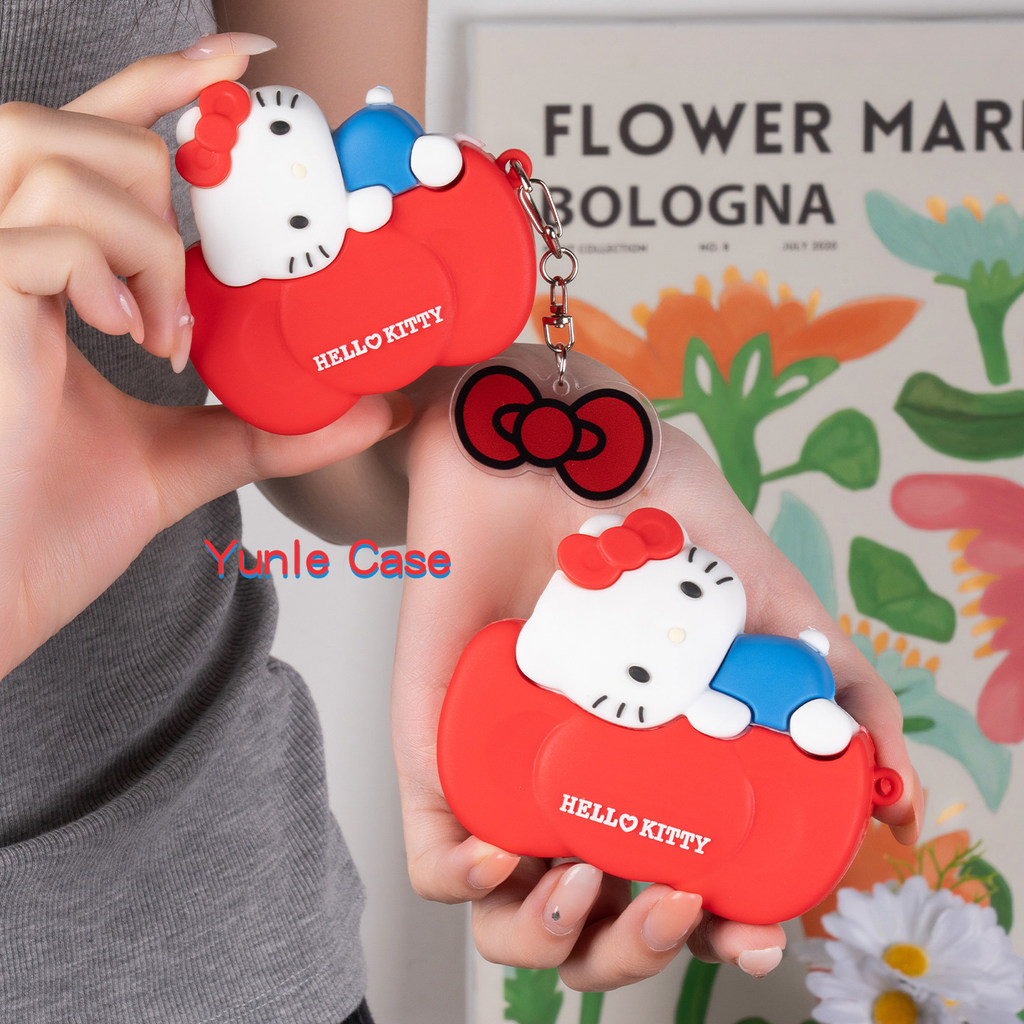 [Hàng có sẵn] Thích hợp cho vỏ bảo vệ airpodpro2 Vỏ tai nghe Bluetooth HelloKitty Apple airpodpro3 V