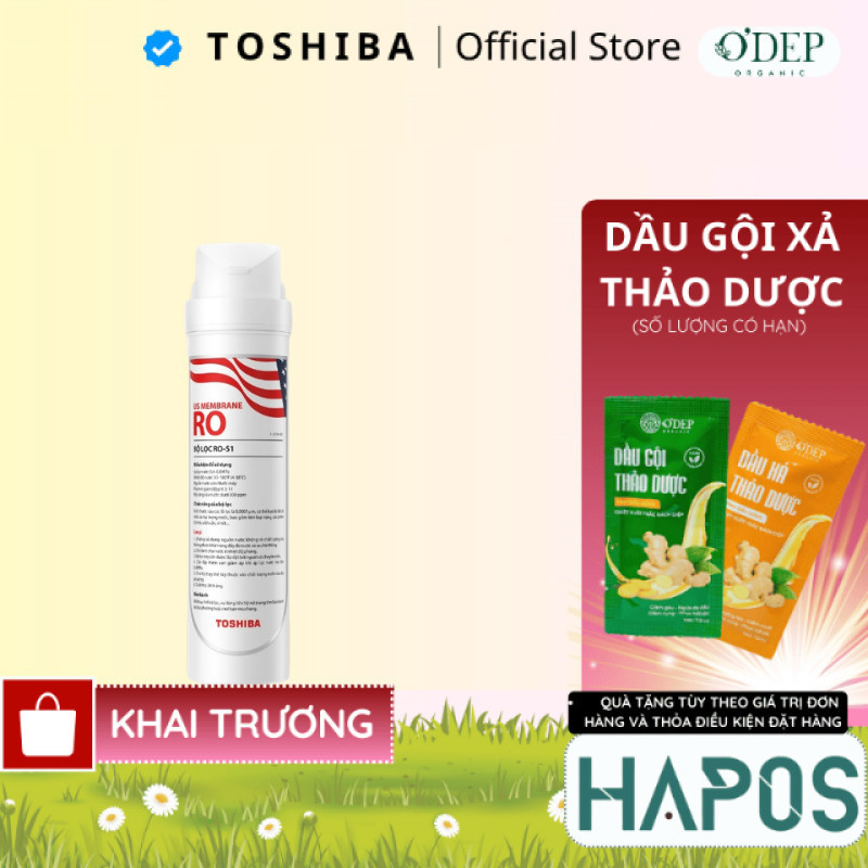 Lõi lọc Toshiba F-2396-RO dùng cho máy TWP-N2396SVN/TWP-H2396SVN/TWP-W2396SVN loại bỏ vi khuẩn virus