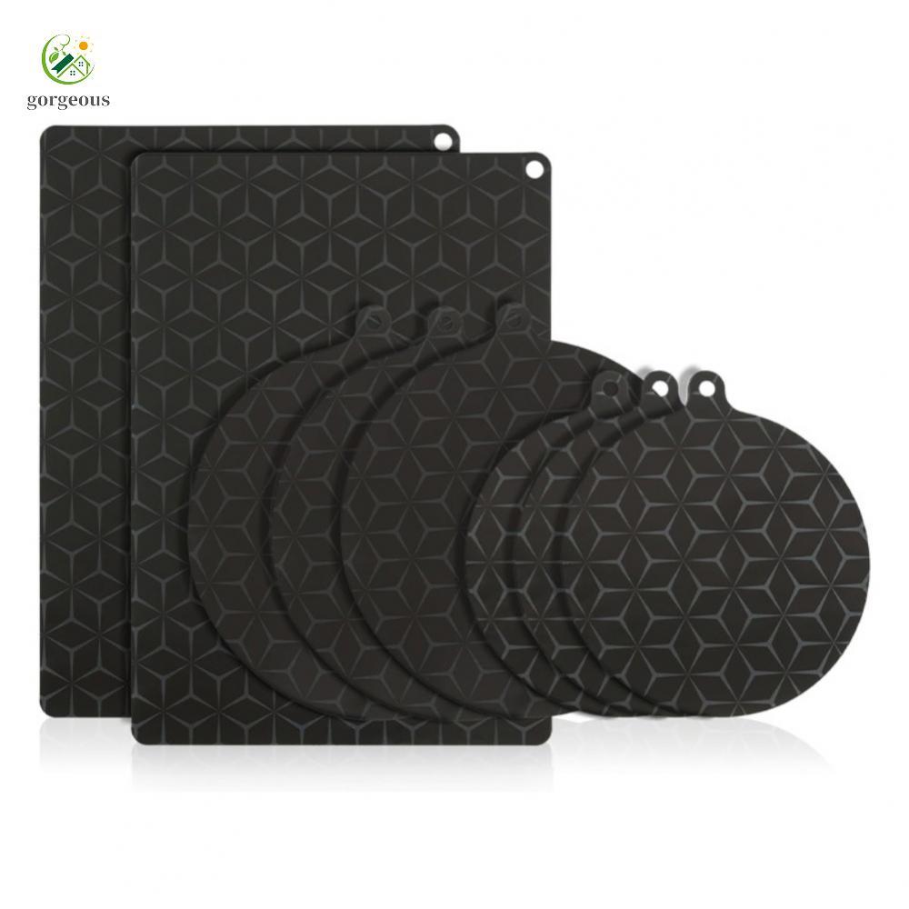 [FUXIN]Protective Silicone Mat for Induction Cooker Heat Resistant Insulation Pad 35x25