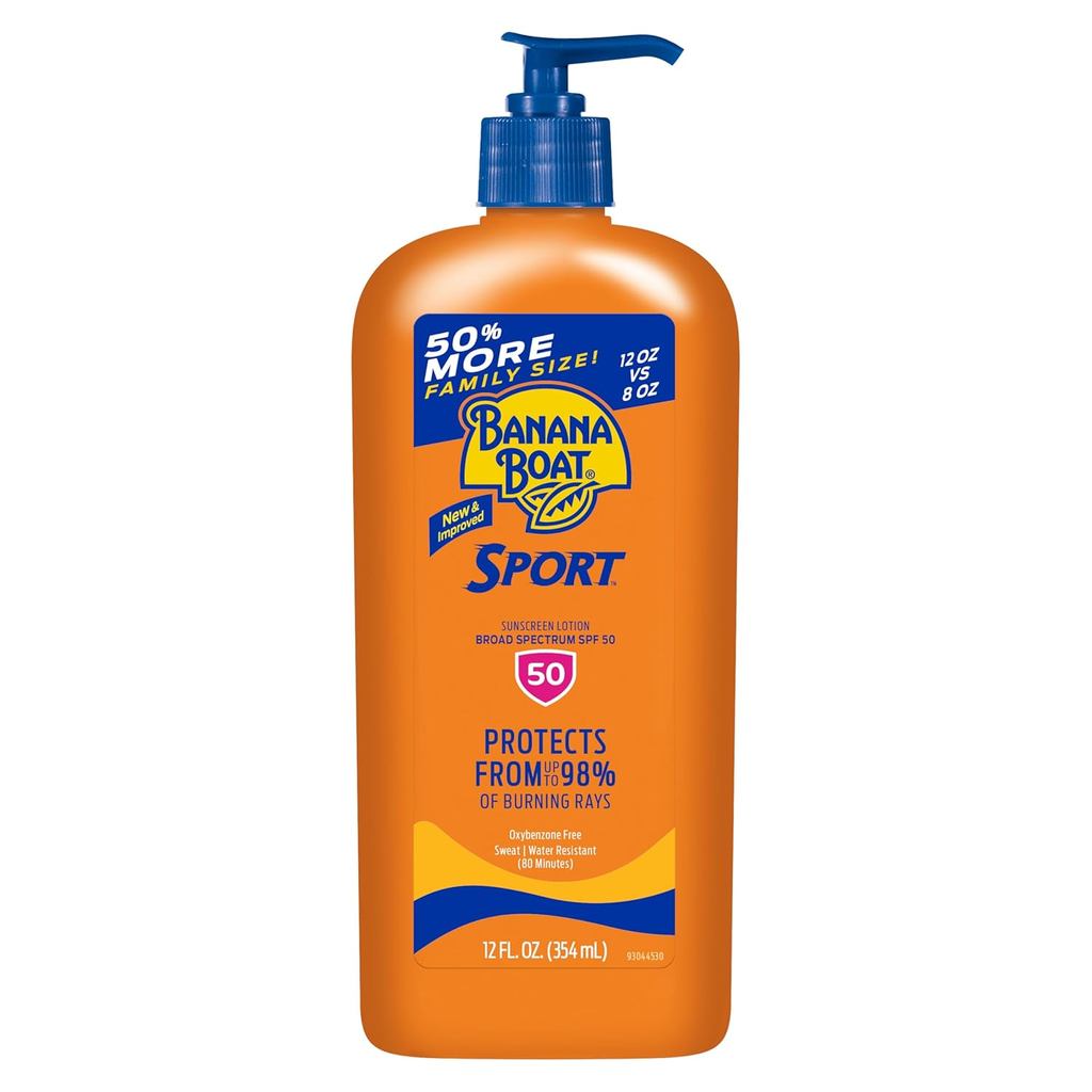 Kem chống nắng Banana Boat Sport Ultra SPF 50, 12oz | Kem chống nắng Banana Boat SPF 50 Lotion, Oxyb