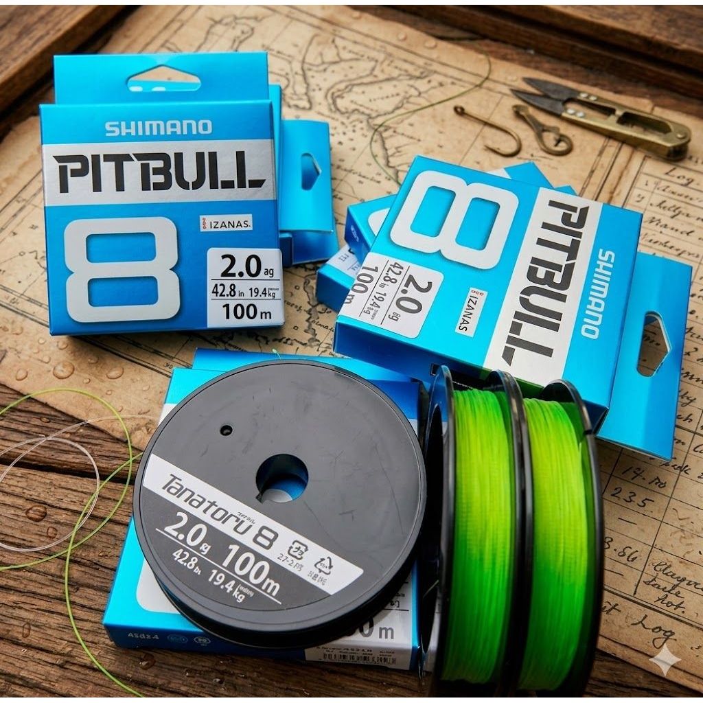 "Dây Dù Bitbull X8 100m - PE 8 Sợi Siêu Bền Chuyên Câu Cá Lure, Kho Đồ Câu Lure