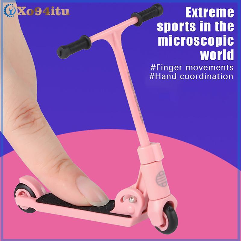 XOITU Kids Ki Scooter Finger BMX Có Thể Gập Lại T-type Finger Scooter Có Phanh Đồ Chơi Giáo Dục Ngón