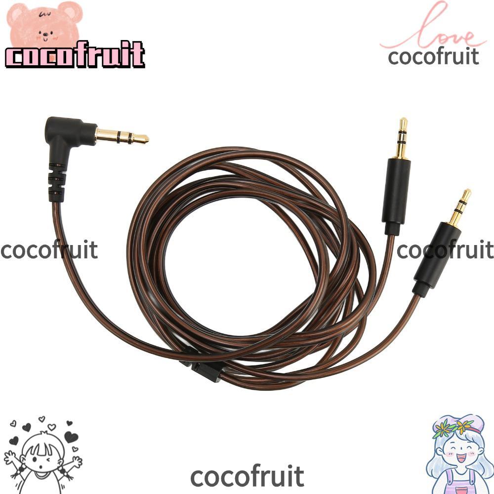 Cáp thay thế tai nghe COCOFRUIT, Cáp Aux linh hoạt 3,5mm sang kép 2,5mm, Cắm và chạy 120cm / 47.2in 