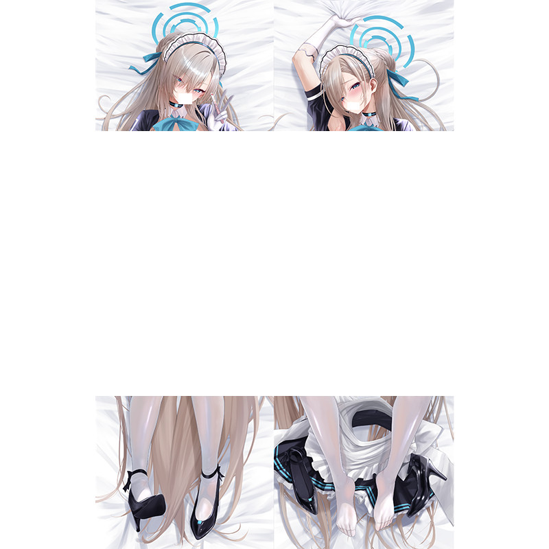Ichinose Asuna Anime Nhật Bản Vỏ Gối Xanh Lưu Trữ Thật Anime Dakimakura Gợi Cảm Nữ Gối 2 Chiều