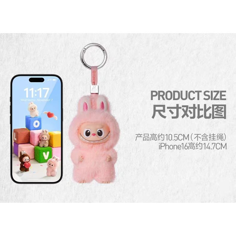 POPMART Labubububu V4 Labubu V4 THE MONSTERS PIN CHO LOVE Series Dễ thương Vinyl Pulsh Mặt dây chuyề