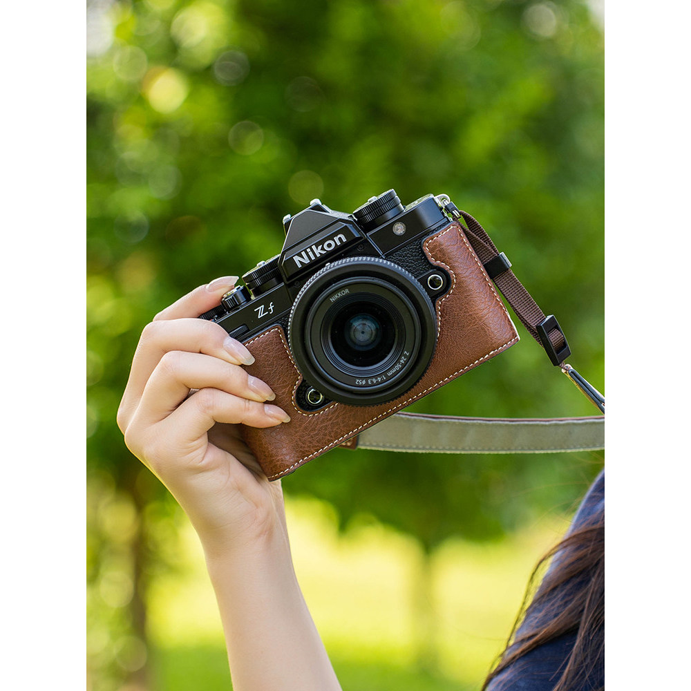 Thích hợp cho vỏ bảo vệ nikon ZF Z63 Bao da nikon z30 Túi đựng máy ảnh z50 Đế thế hệ thứ hai ZFC Phụ
