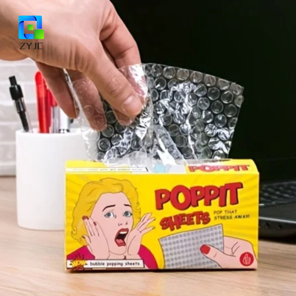 ZYJC Mini Bubble Wrap, Giấy bong bóng Press Pinch Burst Bubble Pump Paper, Giấy bơm bong bóng áp lực