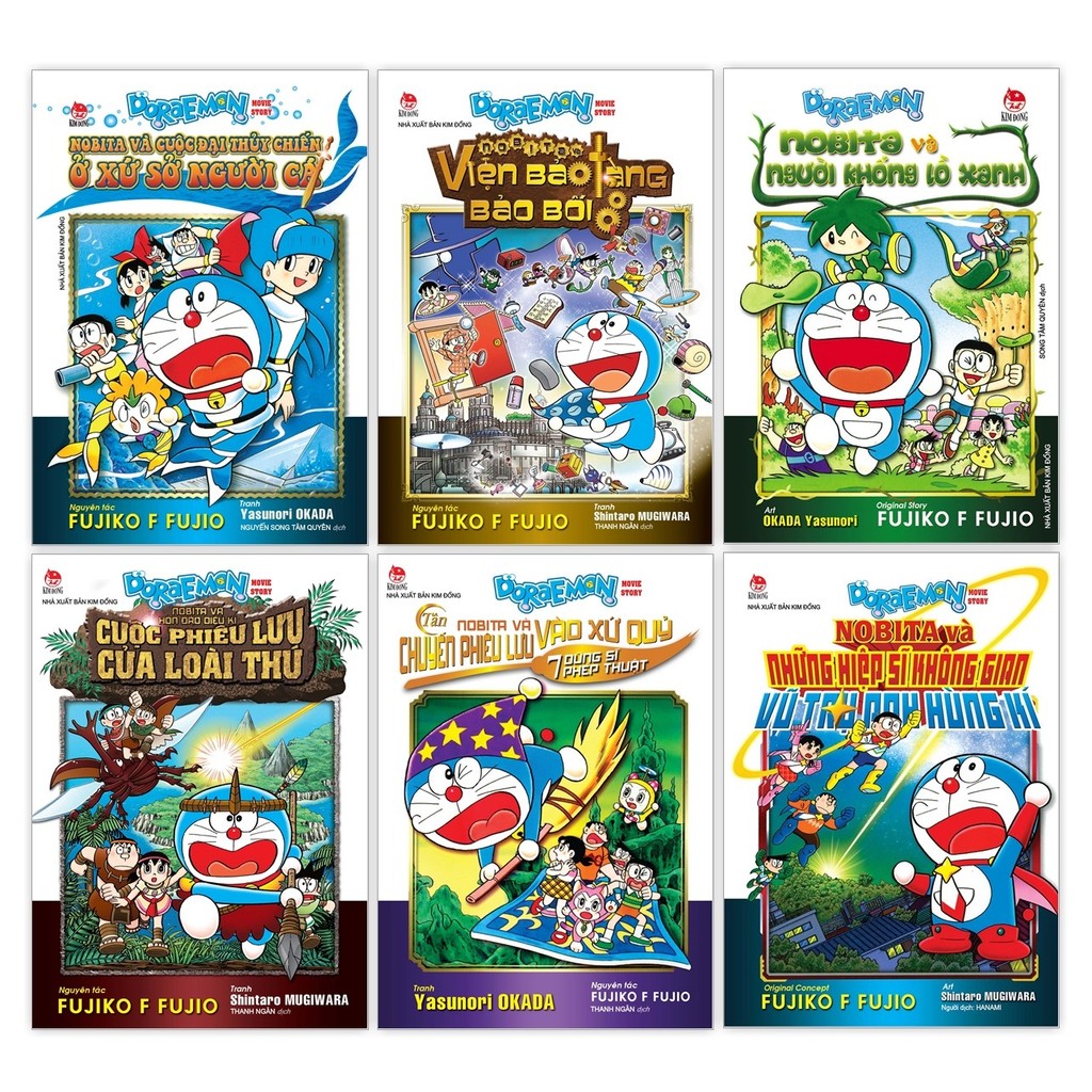 Combo Truyện - Doraemon Movie Story (6 cuốn)